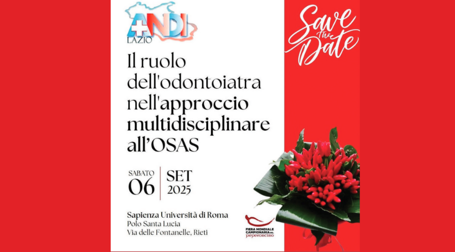 Clicca per accedere all'articolo INVITO EVENTO: "Il ruolo dell'odontoiatra nell'approccio multidisciplinare all'OSAS"